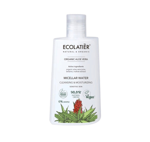 Agua micelar limpiadora e hidratante Aloe Vera Ecológico - 250ml